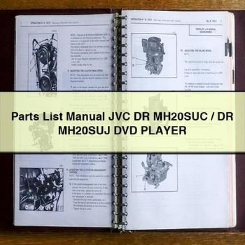Parts List Manual JVC DR MH20SUC / DR MH20SUJ DVD Player