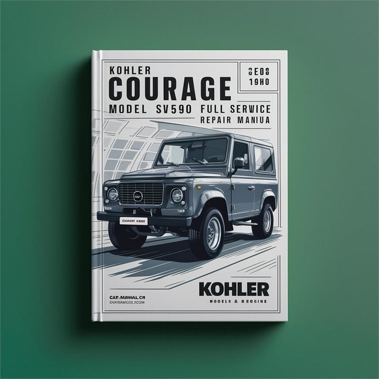 Kohler COURAGE Model SV590 19HP Engine Full Service & Repair Manual PDF
