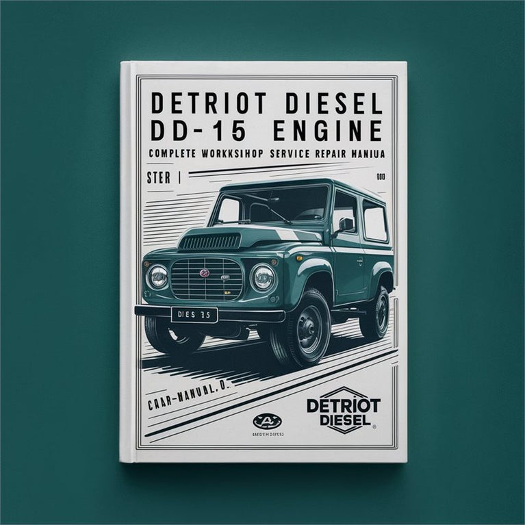 Detroit Diesel DD15 Detriot Engine Service Repair Workshop Manual PDF