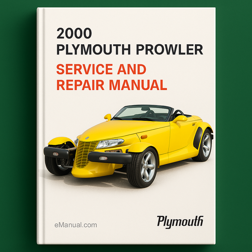 2000 Plymouth Prowler Service- und Reparaturhandbuch