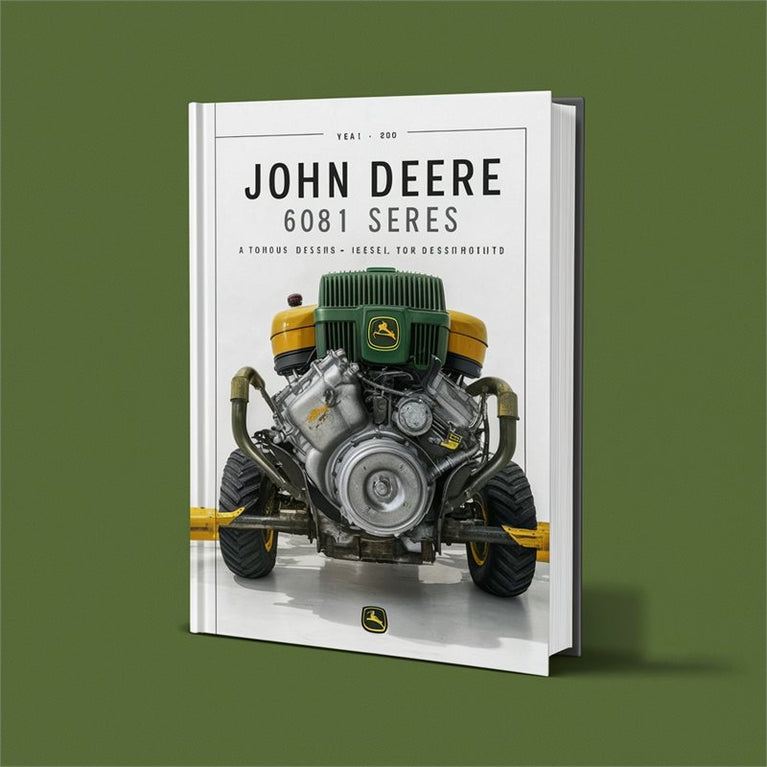 JOHN DEERE 6081 Series DIESEL Engine Workshop Repair Manual PDF