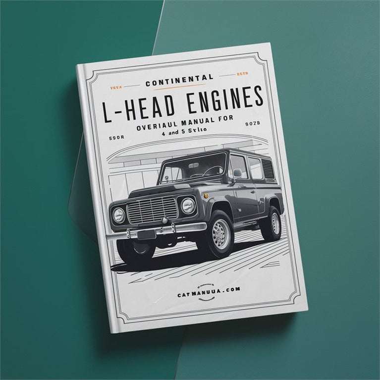 Continental L Head L-HEAD Engines 4 5 Cylin Service Repair Workshop Manual PDF