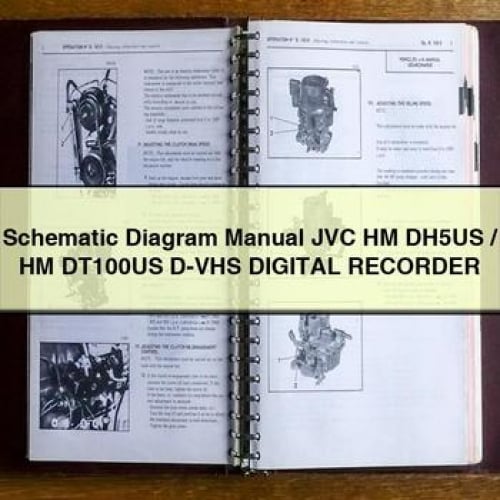 Schematic Diagram Manual JVC HM DH5US / HM DT100US D-VHS Digital RECORDER