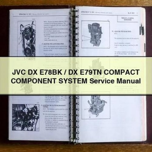 JVC DX E78BK / DX E79TN Compact Component System Service Manual