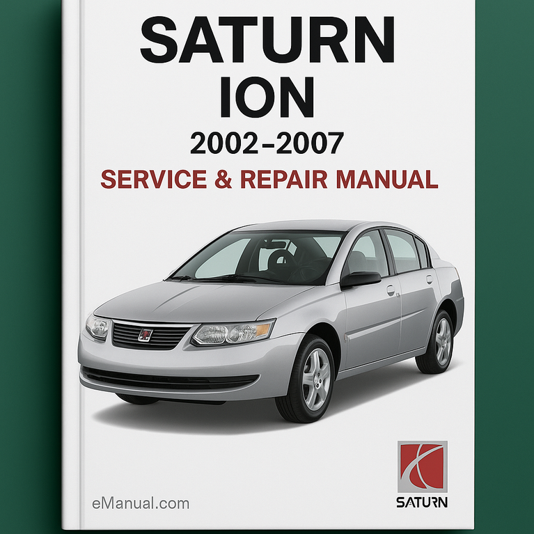 Manual de servicio y reparación del Saturn Ion 2002-2007