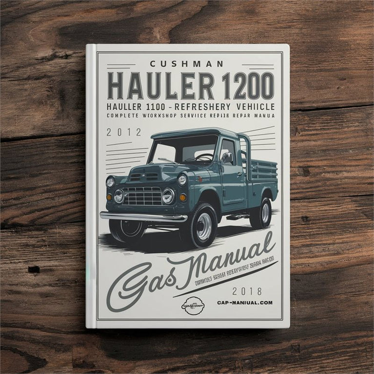 2012-2018 Cushman Hauler 800, 1200 Utility Vehicle Service Repair Workshop Manual PDF