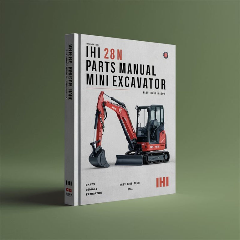 IHI 28N Parts Manual Mini Excavator PDF