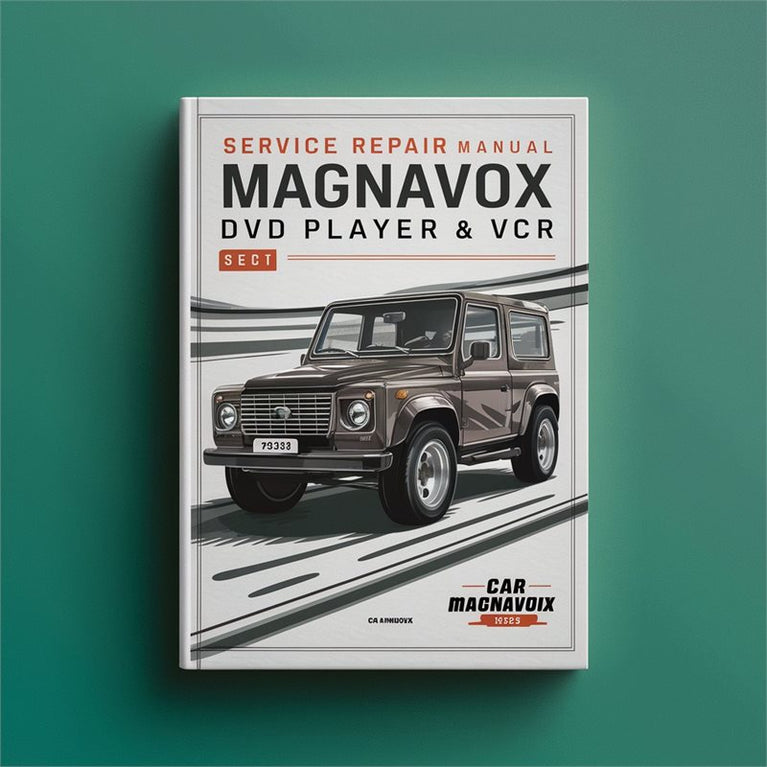 Sylvania Magnavox MWD2205 DVD Player VCR Service Repair Workshop Manual PDF