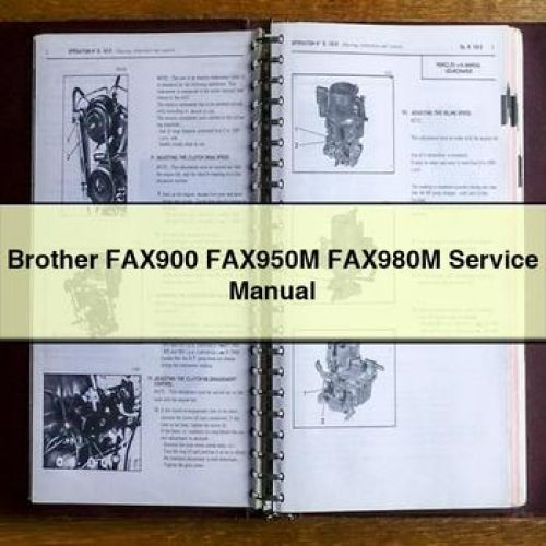 Brother FAX900 FAX950M FAX980M Service Manual