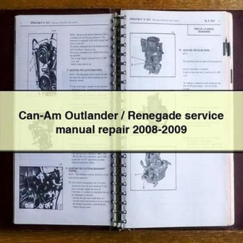 Can-Am Outlander / Renegade Service Manual Repair 2008-2009