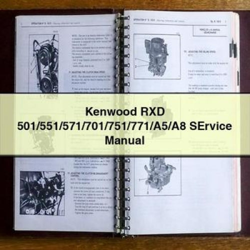 Kenwood RXD 501/551/571/701/751/771/a5/a8 Service Repair Workshop Manual PDF