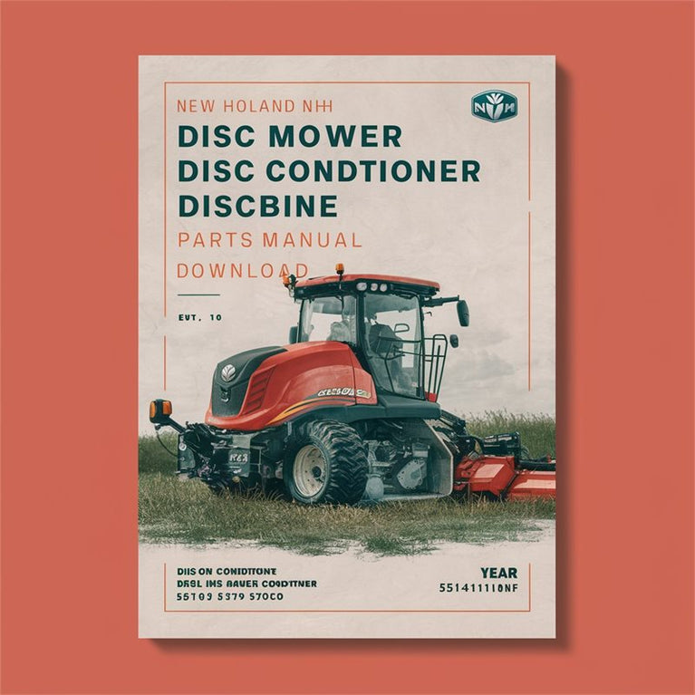New Holland NH 1411 Disc Mower Conditioner Discbine Parts 55141110NF Catalog PDF