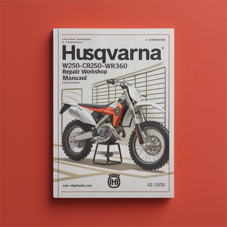 Husqvarna Wr250-cr250-wr360 02 Onward Service Repair Workshop Manual PDF