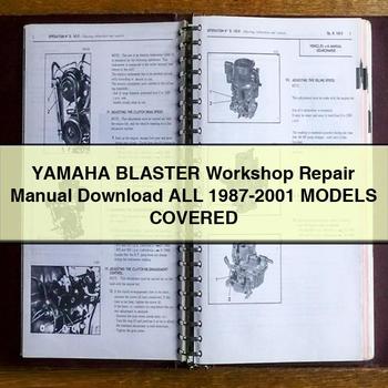 Yamaha BLASTER Workshop Repair Manual All 1987-2001 ModelS COVERED