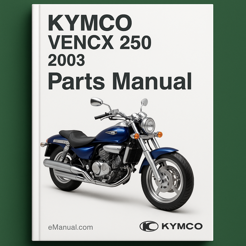 Catálogo de manuales de piezas de KYMCO VENOX 250 2003