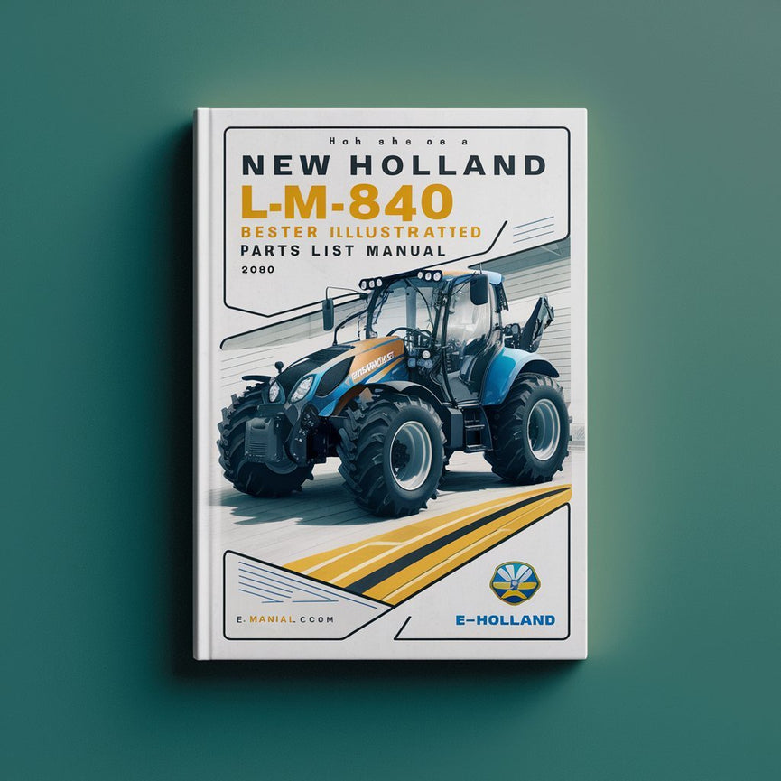 NEW Holland LM840 TELEHAndLER MASTER ILLUSTRATED Parts List Manual BOOK