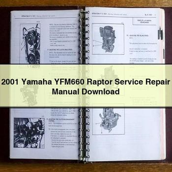 2001 Yamaha YFM660 Raptor Service Repair Manual