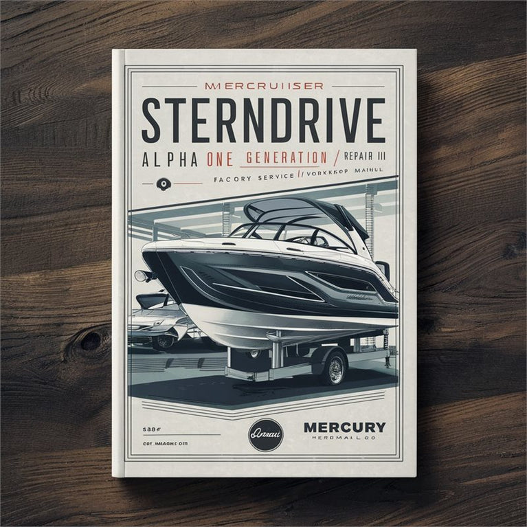 Mercury Mercruiser Sterndrive Units Alpha One Generation II / Service Repair Workshop Manual PDF