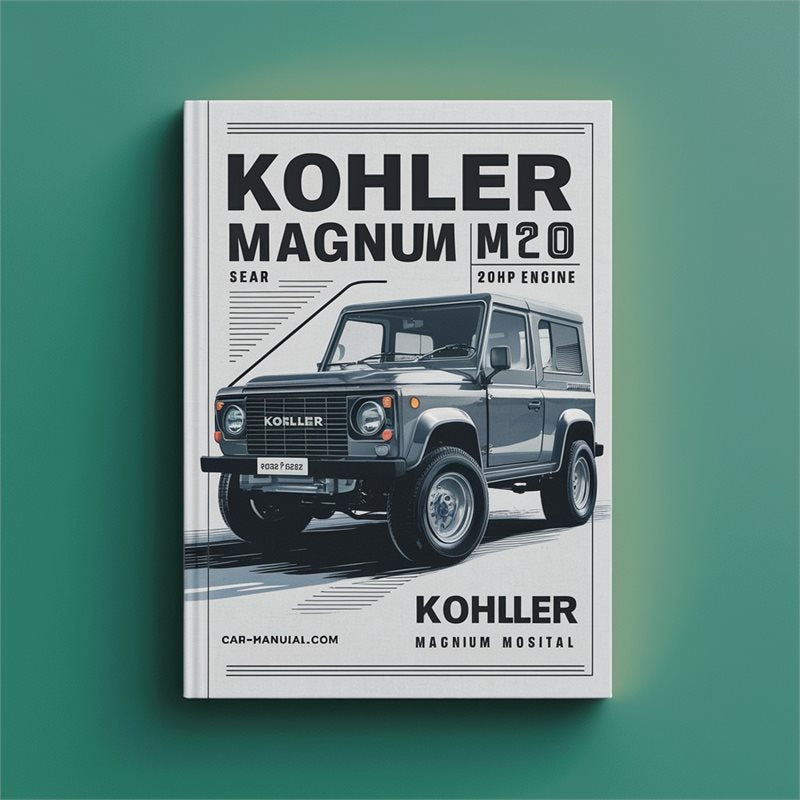 Kohler Magnum Models Model M20 20HP Engine Service Repair Workshop Manual PDF