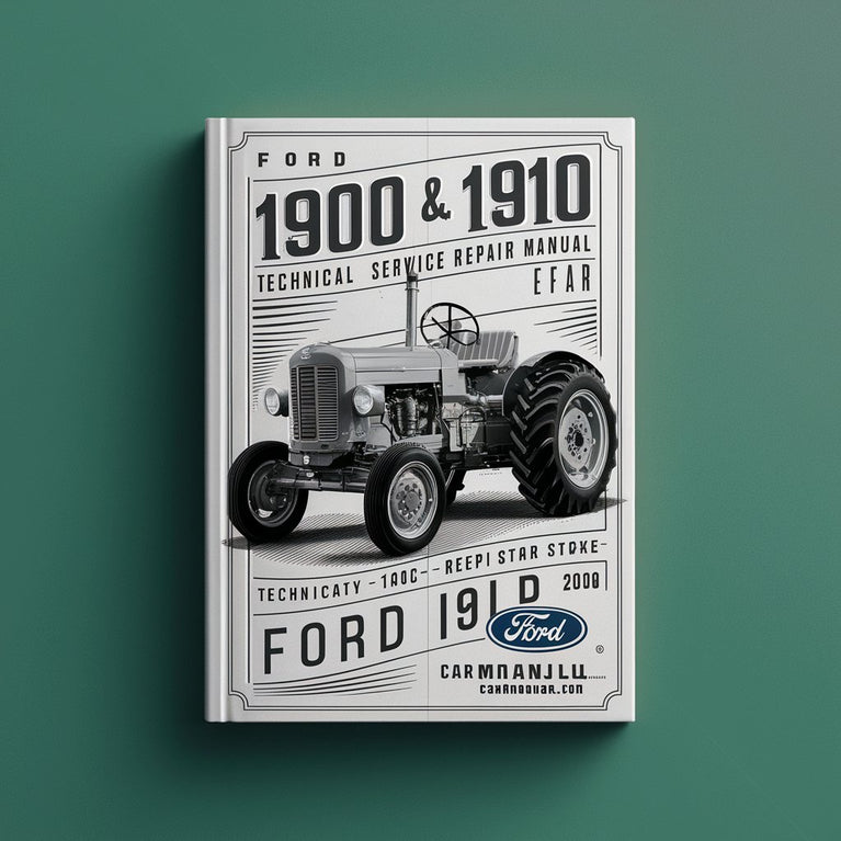 Ford 1900 1910 Tractor Technical Repair Shop Service Repair Manual-PDF