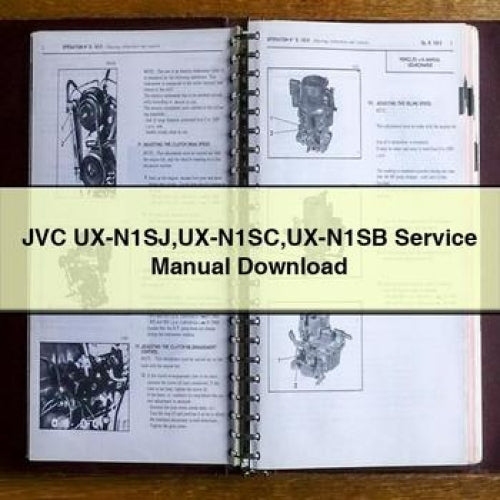 JVC UX-N1SJ UX-N1SC UX-N1SB Service Repair Workshop Manual PDF