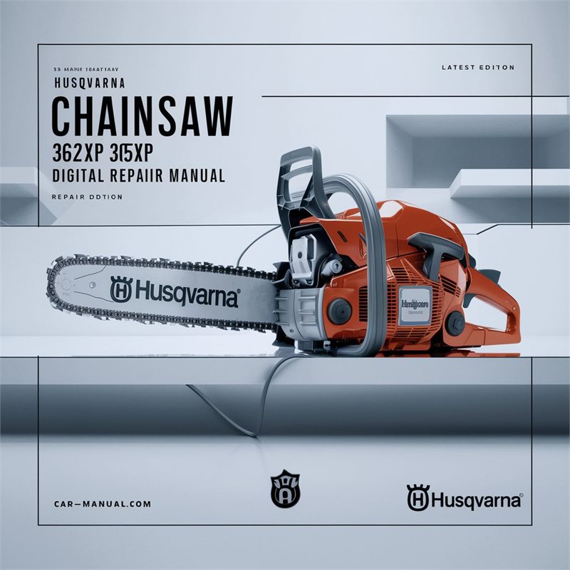 Husqvarna Chainsaw 362XP 365 372XP Digital Service Repair Workshop Manual PDF