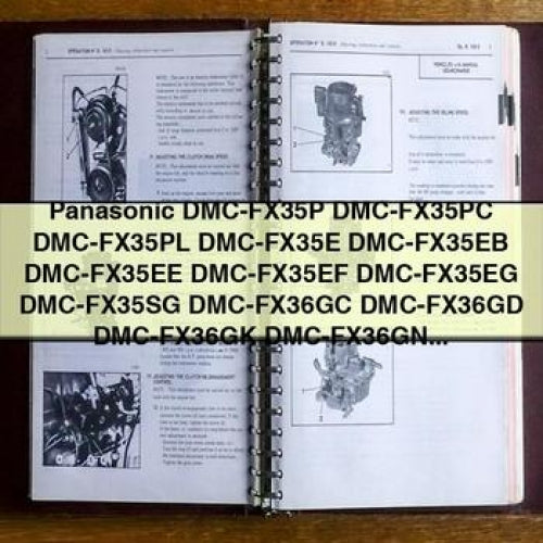 Panasonic Dmc-fx35p, Dmc-fx35pc, Dmc-fx35pl, Dmc-fx35e, Dmc-fx35eb, Dmc-fx35ee, Dmc-fx35ef, Dmc-fx35eg, Service Repair Workshop Manual PDF