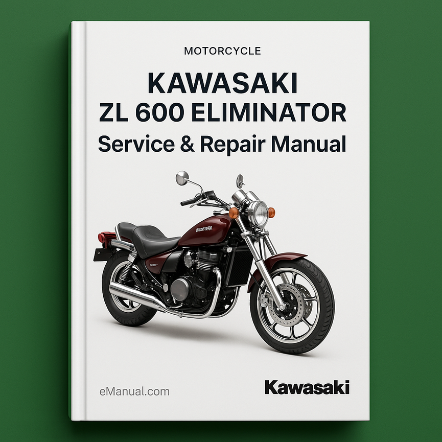 Manual de servicio y reparación de la Kawasaki ZL 600 ELIMINATOR