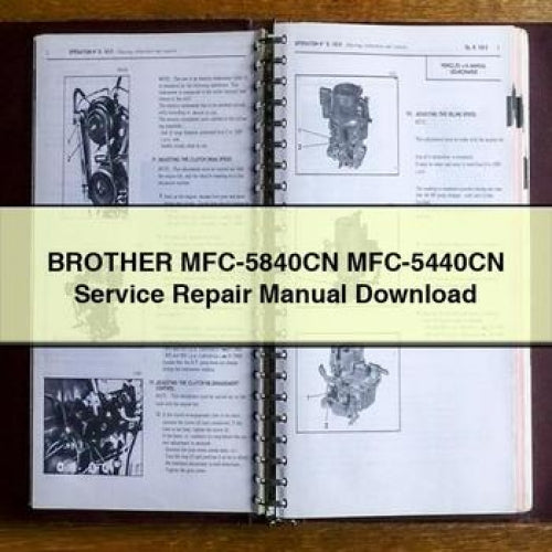 Brother Mfc-5840cn Mfc-5440cn Service Repair Workshop Manual PDF