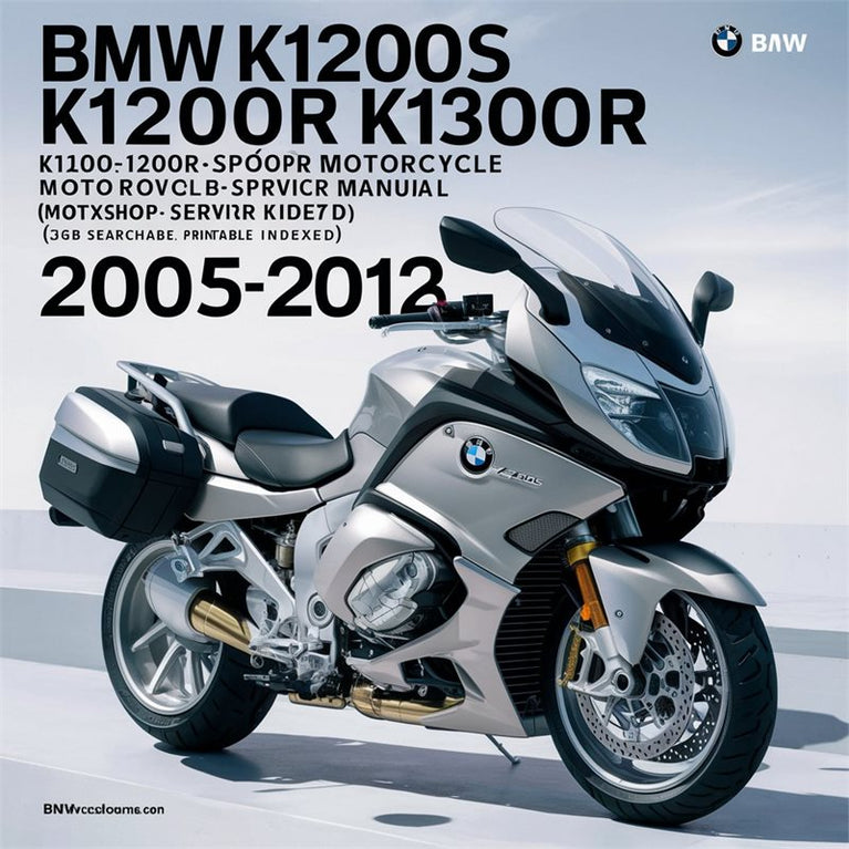 2005-2012 BMW K1200S K1200R K1300S K1300R Motorcycle Service Repair Workshop Manual PDF