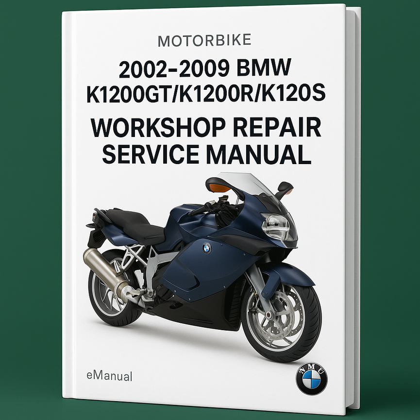 2002-2009 BMW K1200GT/K1200R/K1200S Motorrad Werkstatt Reparatur Service Handbuch Beste