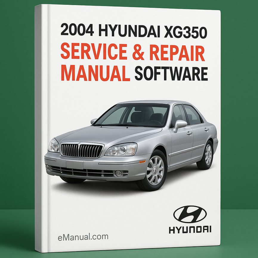 Manual de servicio y reparación del Hyundai XG350 2004