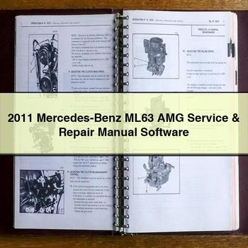 2011 Mercedes-Benz ML63 AMG Service- und Reparaturhandbuch-Software