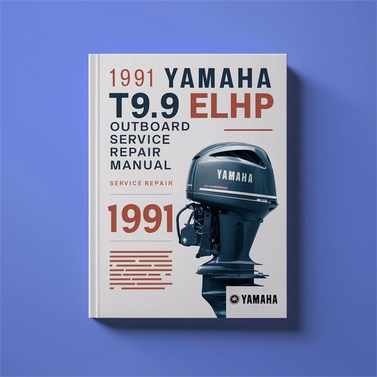 1991 Yamaha T9.9 Elhp Outboard Service Repair Workshop Manual PDF