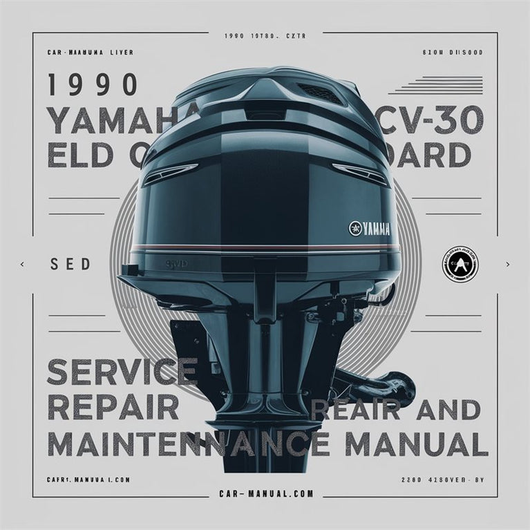 1990 Yamaha CV30 Eld Outboard Service Repair Workshop Manual PDF
