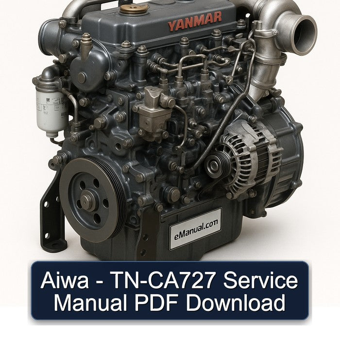 Yanmar 3 TN 4 Series Aiwa - TN-CA727 Service Repair Workshop Manual PDF