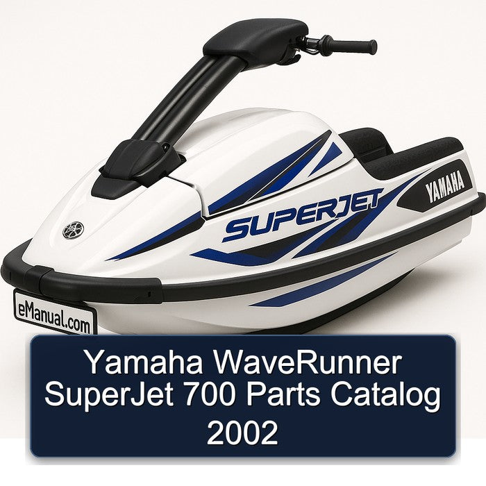 2002 Yamaha Waverunner Superjet 700 Parts Catalog PDF