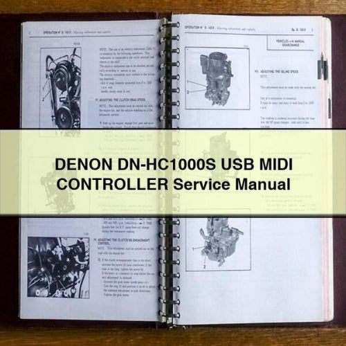 Denon Dn-hc1000s USB Midi Controller Service Repair Workshop Manual PDF