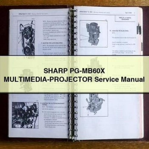 Sharp PG-MB60X Multimedia-projector Service Repair Workshop Manual PDF