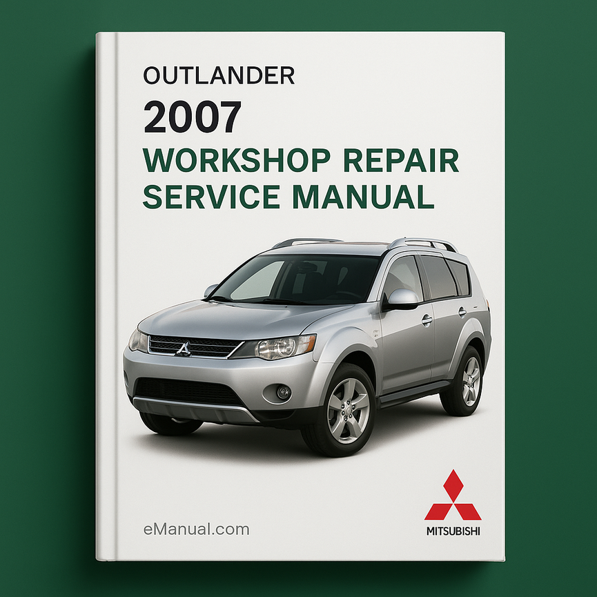 Werkstatthandbuch für Reparaturen und Service von Mitsubishi Outlander aus dem Jahr 2007 (240 MB ISO)