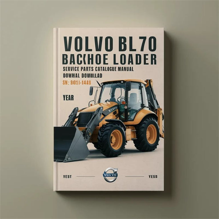 Chevrolet Parts Catalogue Volvo BL70 Backhoe Loader Sn: 10001-11488 Catalog PDF