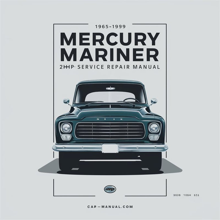 1965-1989 Mercury Mariner Outboard 2HP-40HP Service Repair Workshop Manual PDF