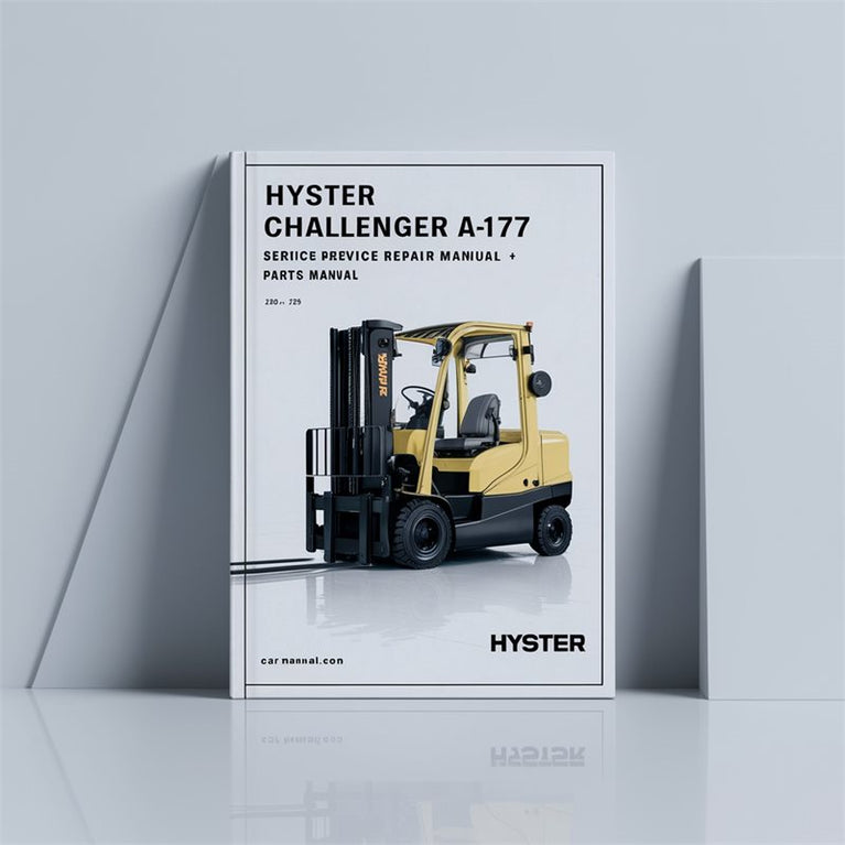 Hyster Challenger A177 (h40xl H50XL H60XL H2.00xl H2.50xl H3.00xl) Forklift H40XL H3.00XL Parts Catalog PDF