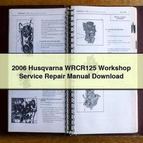 2006 Husqvarna WRCR125 Werkstatt-Service-Reparaturhandbuch