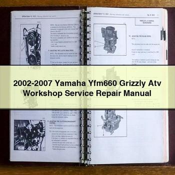 2002-2007 Yamaha Yfm660 Grizzly Atv Workshop Service Repair Manual