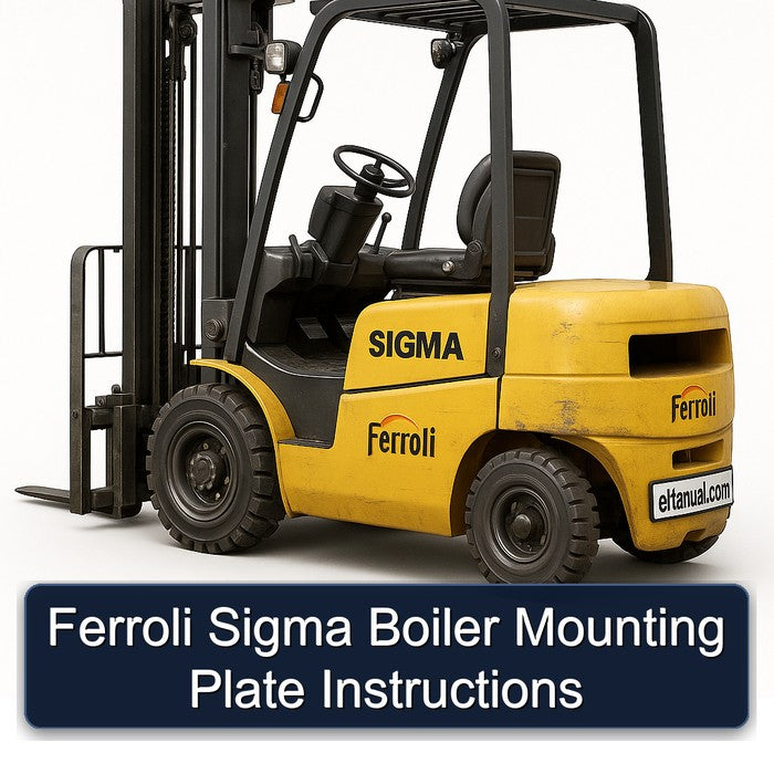 Ferroli Sigma Boiler Mounting Plate Service Repair Workshop Manual PDF