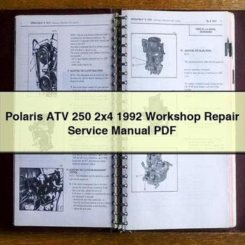 Polaris ATV 250 2x4 1992 Workshop Repair Service Manual