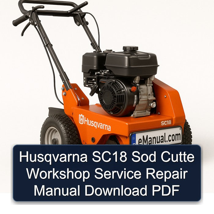 Husqvarna SC18 Sod Cutte Service Repair Workshop Manual PDF