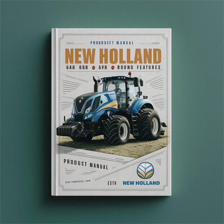 New Holland 648 658 678 688 Round Baler Features Product Service Repair Workshop Manual PDF