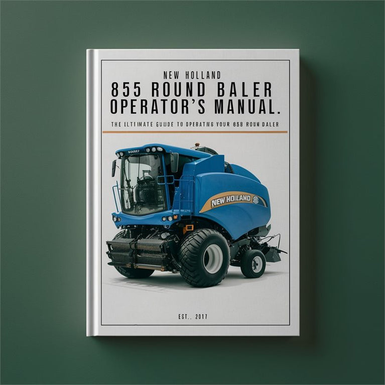 NEW Holland 855 ROUND BALER OperatorS Manual PDF